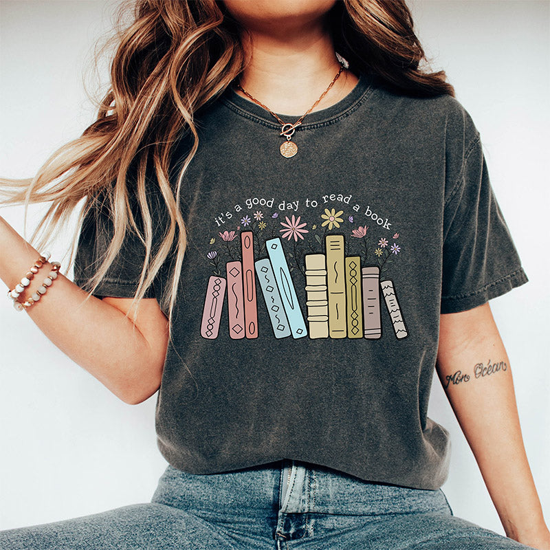 T-shirt C'est une bonne journée pour lire un livre