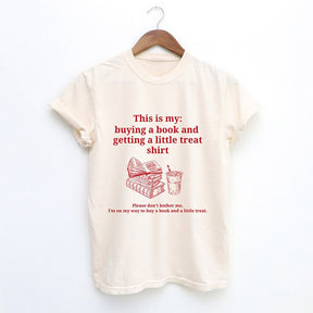 T-shirt Acheter un livre et recevoir un petit plaisir