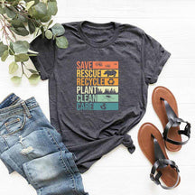 Environmental Recycle Save The Planet T-shirt