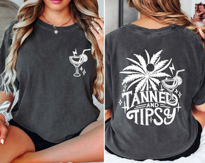 Tanned and Tipsy Beach Summer T-shirt