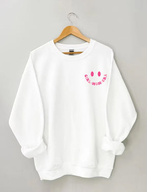 In My Girl Mom Era Cute Crewneck Sweatshirt