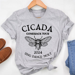 Funny Cicada Concert Nature Lover T-shirt