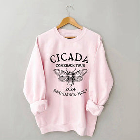 Funny Cicada Concert Nature Lover Sweatshirt