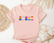 Rainbow Popsicles T-shirt