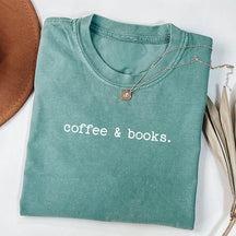 T-shirt Café et Livres