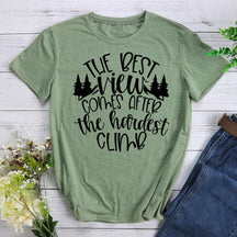 The Best View Hiking T-shirt