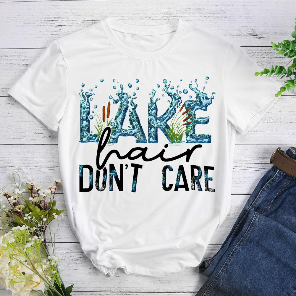 Lake Hair Don't Care Hiking T-shirt