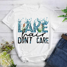 Lake Hair Don't Care Hiking T-shirt