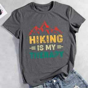 Hiking Is My Therapy Hiking T-shirt