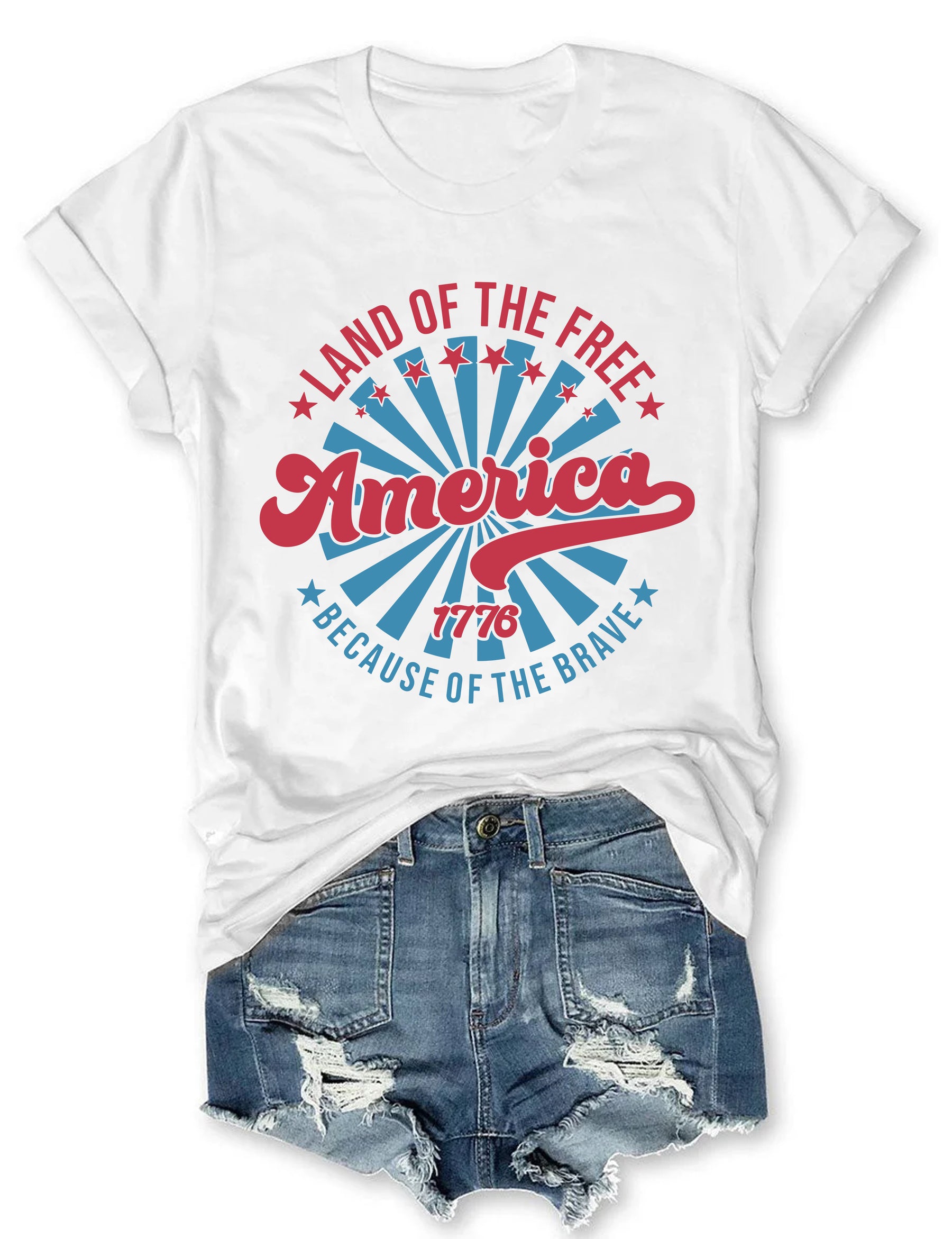 America Land Of The Free Because Of The Brave T-shirt