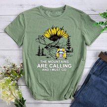 Mountains Are Calling And I Must Go Hiking T-shirt