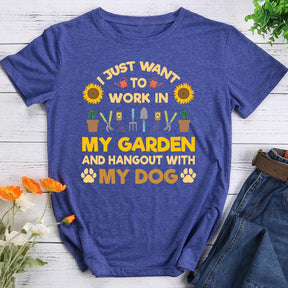 I Just Want To Work In My Garden Hiking T-shirt