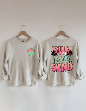 Sweat-shirt Soleil Sel Sable