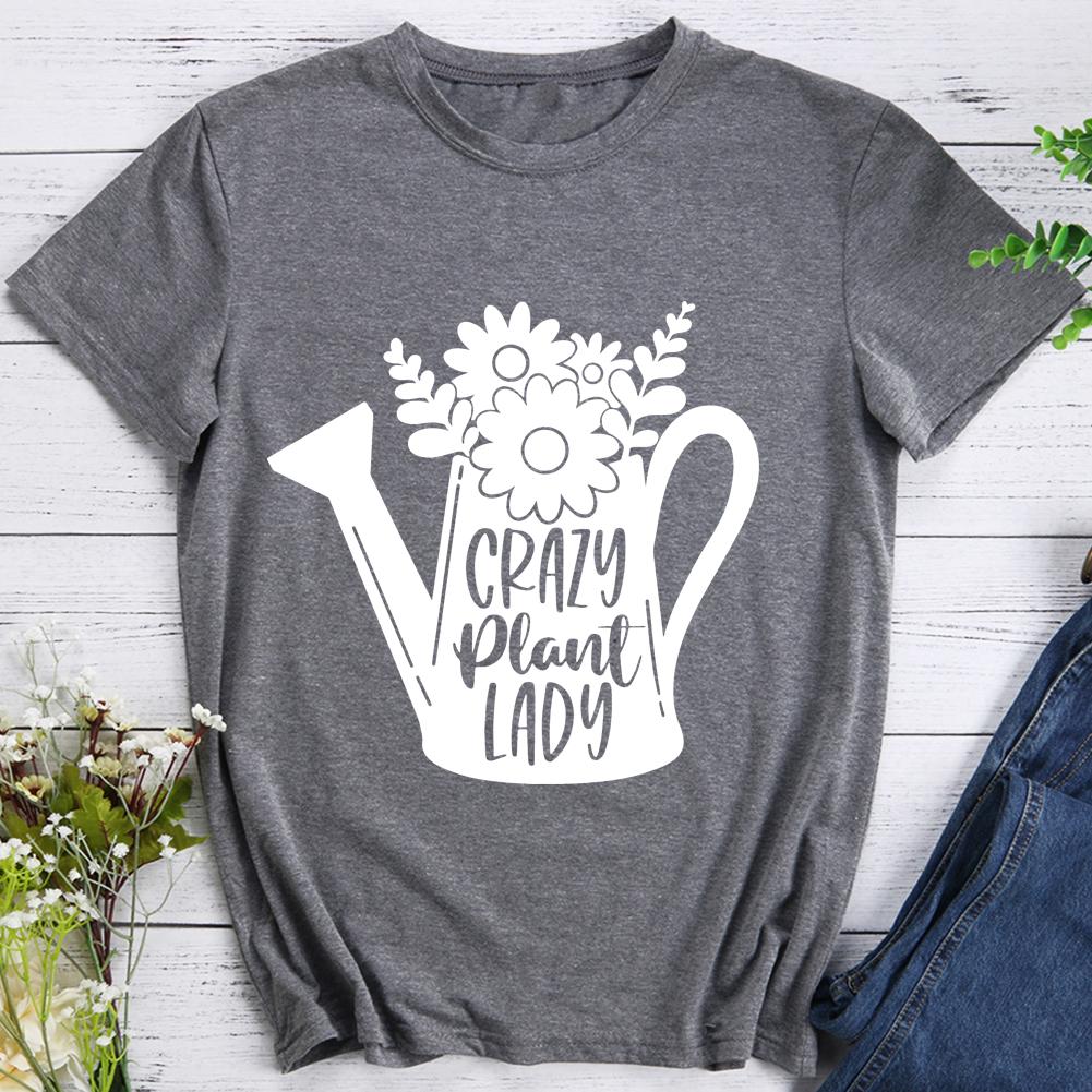 Crazy Plant Lady Hiking T-shirt