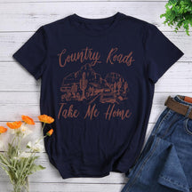 Country Roads Take Me Home Hiking T-shirt