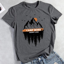 Camp More Worry Less Hiking T-shirt