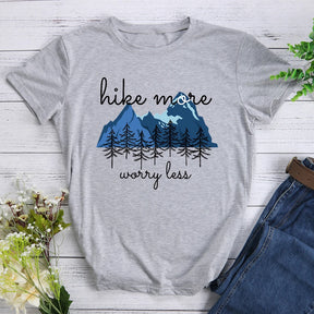 Hike More Worry Less Hiking T-shirt