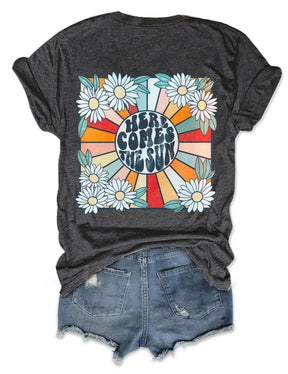 Here Comes The Sun Boho T-shirt