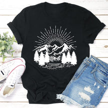 Mountain And Hiking Hiking T-shirt