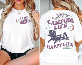 Camping Life Happy Life T-shirt