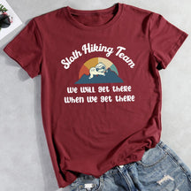 Sloth Hiking Team Hiking T-shirt