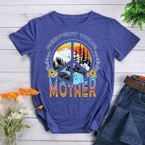 Respect Your Mother Hiking T-shirt