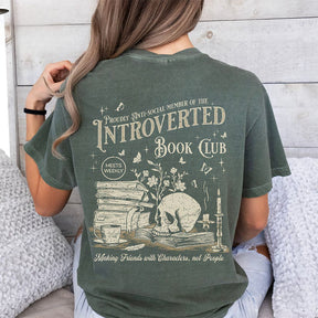 Introverted Reading Book Club T-shirt