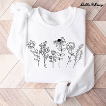 Wildflower Nature Crewneck Sweatshirt