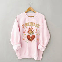 Sweat-shirt Vintage Fire-heart Fantasy Reader