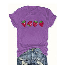 Strawberry Print T-shirt