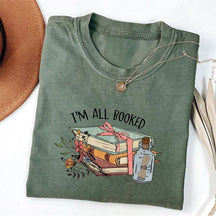 I'm All Booked Reading T-shirt