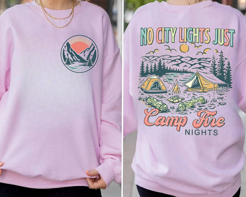 Vintage Camping Family Adventure Sweatshirt