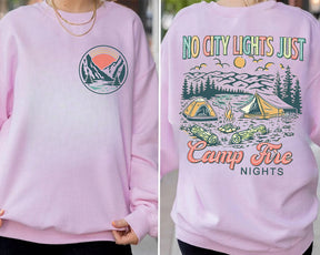 Vintage Camping Family Adventure Sweatshirt