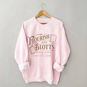 Flourish And Blotts Book Lover Sweatshirt