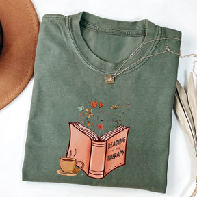 Reading Is My Therapy T-shirt