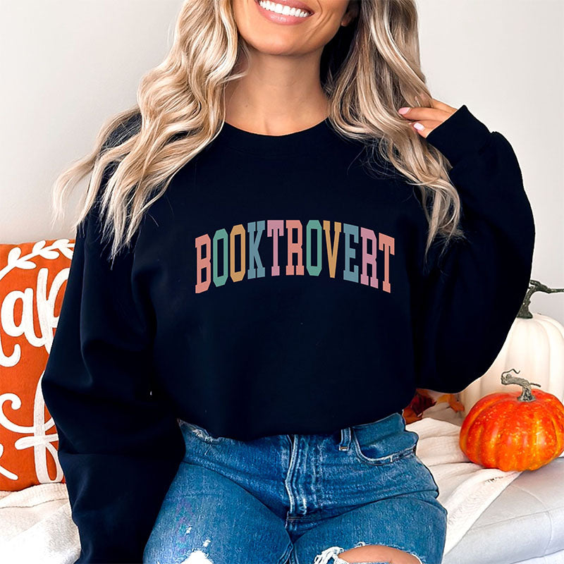 Book Nerd Booktrovert Sweatshirt