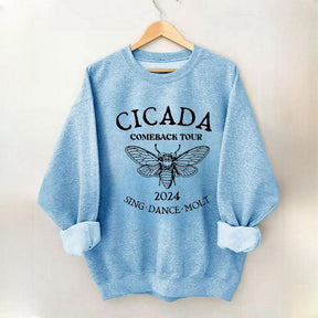 Funny Cicada Concert Nature Lover Sweatshirt