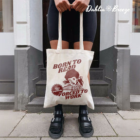 Born To Read Bookish Tote Bag