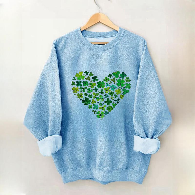 Clover Heart St. Patrick's Day Sweatshirt