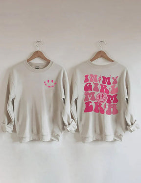 In My Girl Mom Era Sweat-shirt mignon à col rond