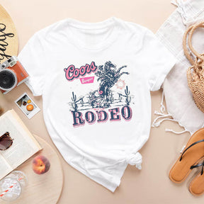 Western Rodeo Cowgirl T-shirt