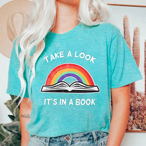 Take A Look Its in A Book T-shirt