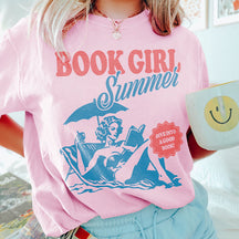 Book Girl Summer Bookish Funny Reader T-shirt