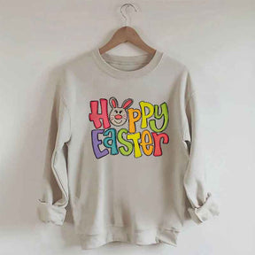 Easter Bunny Funny Print Crewneck Sweatshirt