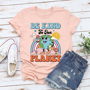 T-shirt Jour de la Terre Soyez gentil avec notre planète