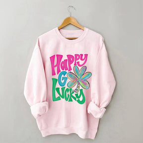 Shamrock Happy Go Lucky Sweatshirt