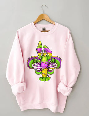 Mardi Gras Crawfish Sweatshirt