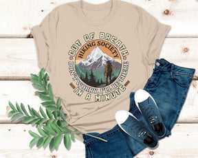 Out Of Breath Hiking Society T-shirt