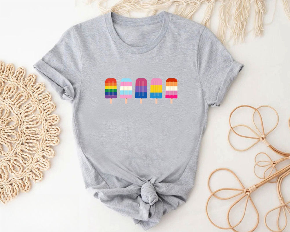 Rainbow Popsicles T-shirt