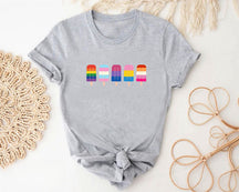 Rainbow Popsicles T-shirt